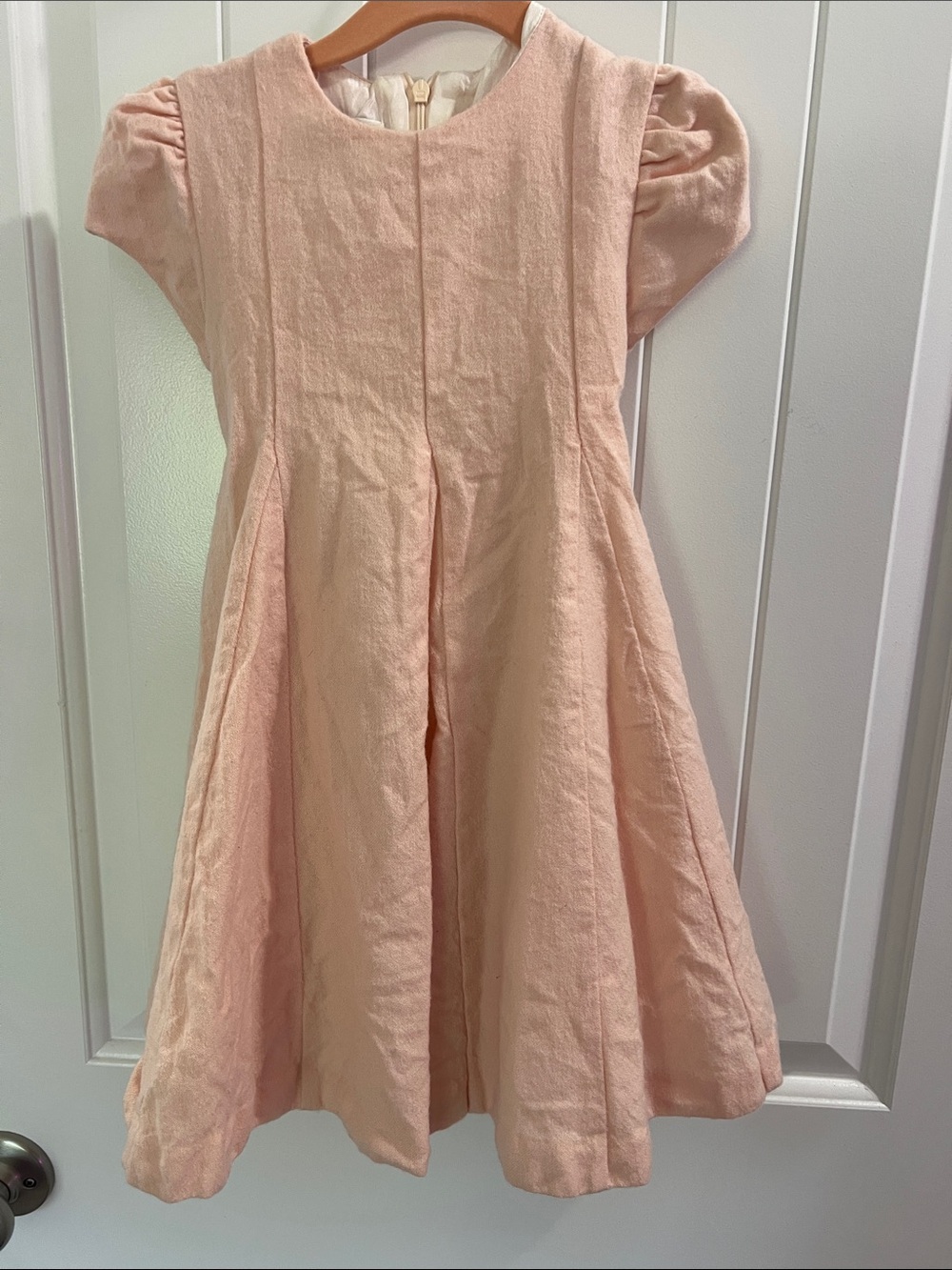 Caf Per Sapegno Firenze Puff Sleeve Party Dress - Blush Pink